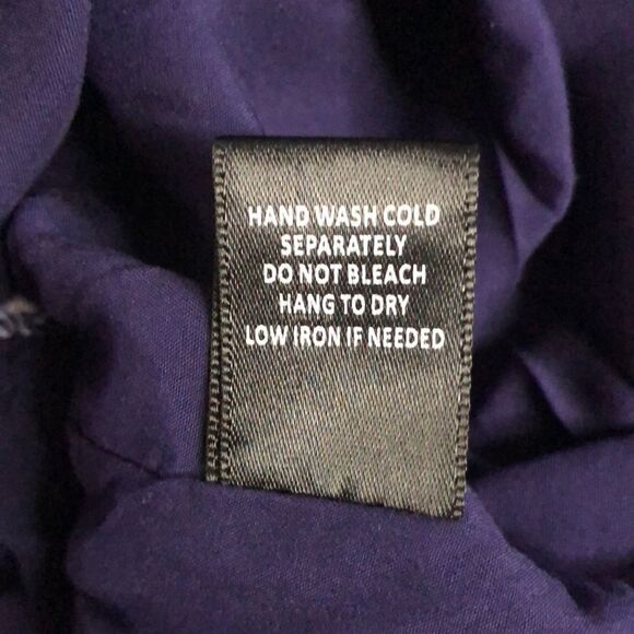 NEW Skies are Blue Navy and White Three Quarter Sleeve Romper Size S NWT - Picture 12 of 16